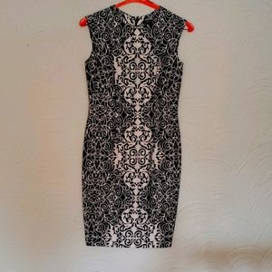 Black and white dress